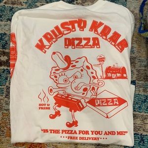 SpongeBob Krusty krab pizza long sleeve new